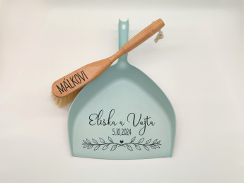 Svatební smetáček s lopatkou - Větvička | D-decor (8)
