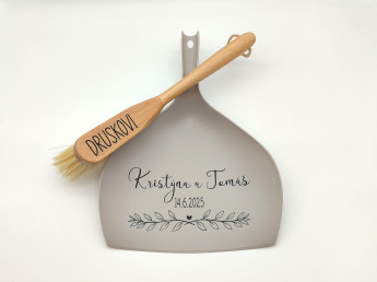 Svatební smetáček s lopatkou - Větvička | D-decor (9)