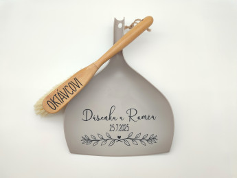 Svatební smetáček s lopatkou - Větvička | D-decor (11)
