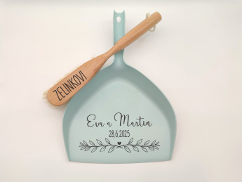 Svatební smetáček s lopatkou - Větvička | D-decor (10)