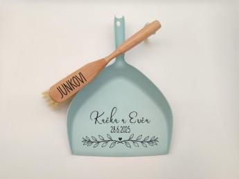 Svatební smetáček s lopatkou - Větvička | D-decor (12)