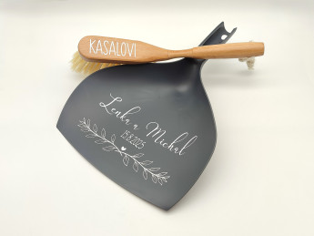 Svatební smetáček s lopatkou - Větvička | D-decor