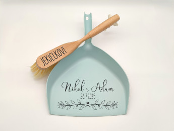 Svatební smetáček s lopatkou - Větvička | D-decor (6)