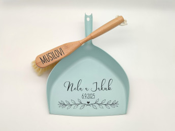 Svatební smetáček s lopatkou - Větvička | D-decor (5)