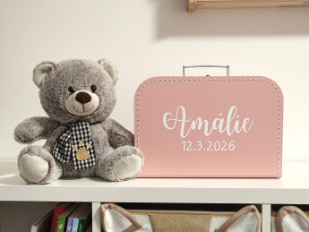 Dětský kufřík se jménem na přání a datem narození (8)