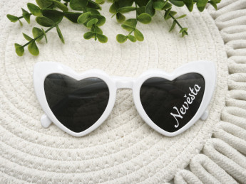 Brýle ve tvaru srdce - Nevěsta | D-decor