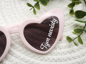 Brýle ve tvaru srdce Tým nevěsty | D-decor (7)