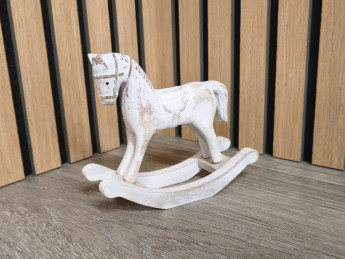Houpací koník bílý | D-decor (3)